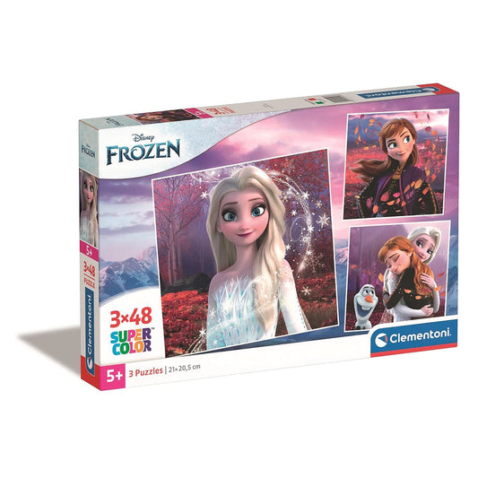 Clementoni dėlionė Disney Frozen ICE MAGIC BOND (3x48 det.)