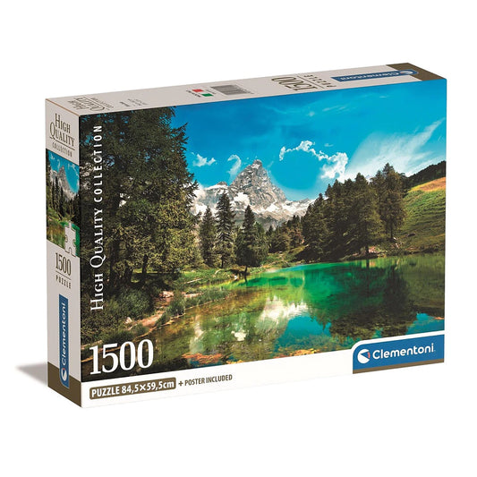 Clementoni dėlionė Naujoji Zelandija BLUE LAKE 1500 det.