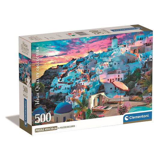 Clementoni dėlionė GREECE VIEW  500 det.