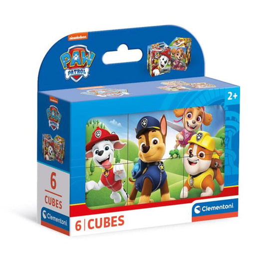 Clementoni istorijų kubeliai Paw Patrol 6 vnt.