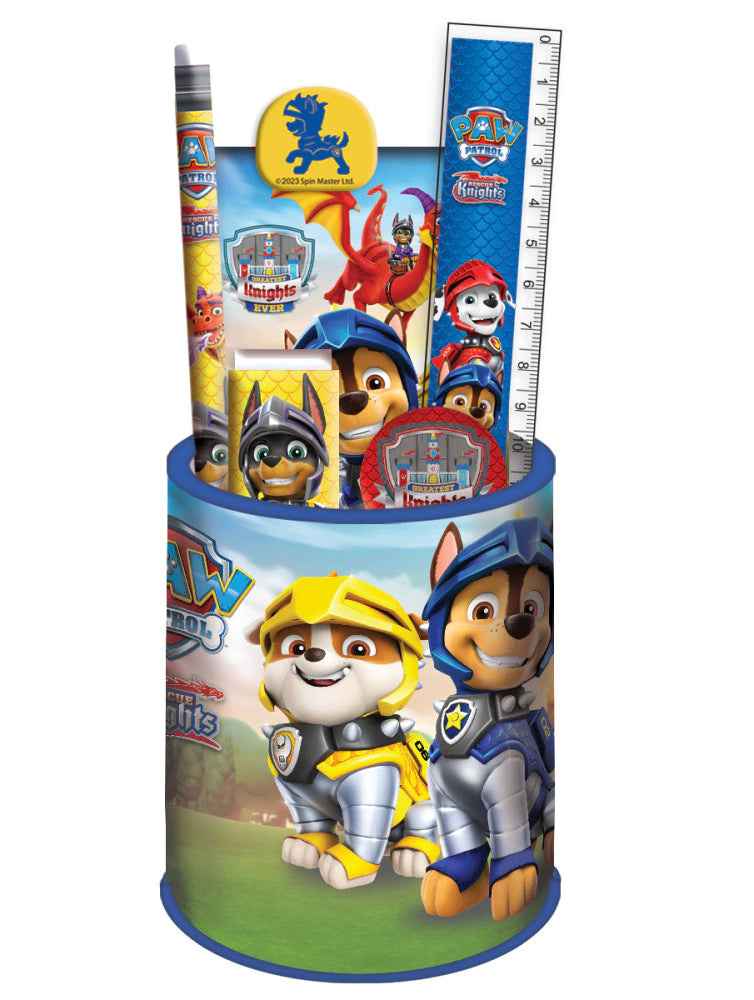 Paw Patrol Knights kanceliarinių prekių rinkinys – 7 vnt.