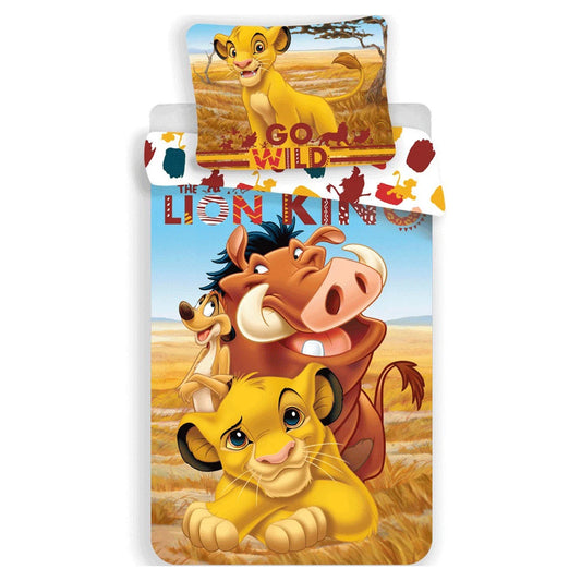 Vaikiškas patalynės komplektas Disney Liūtas karalius (140 × 200 cm, 2 dalių)