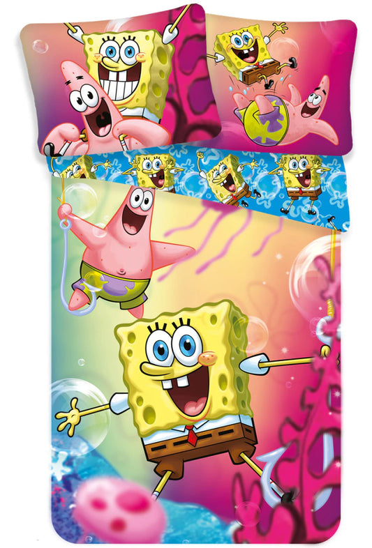 Vaikiškas patalynės komplektas Kempiniukas plačiakelnis (140 × 200 cm, 2 dalių)