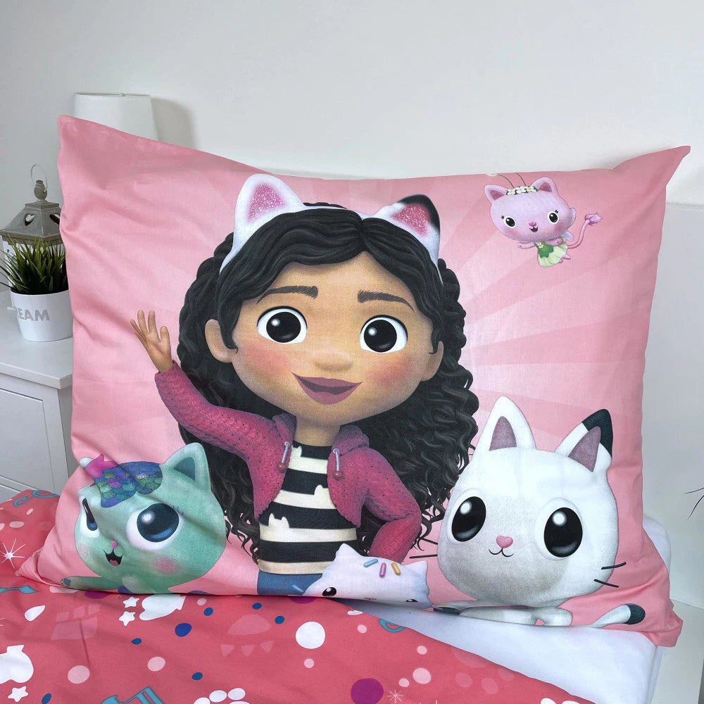 Vaikiškas patalynės komplektas Gabby’s Baby House (140 × 200 cm, 2 dalių)