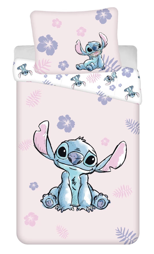 Vaikiškas patalynės komplektas Disney Lilo and Stitch (Ružava, 140x200, 2 dalių)