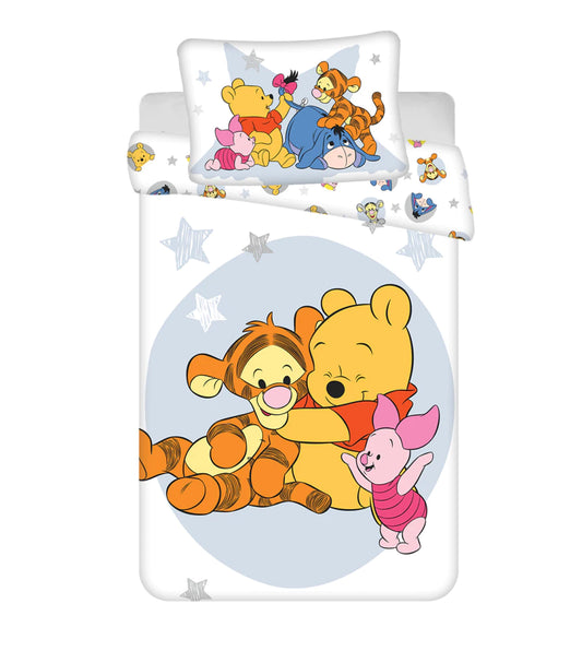 Kūdikių patalynės komplektas Disney Mikė Pūkuotukas (100×135, 2 dalių)