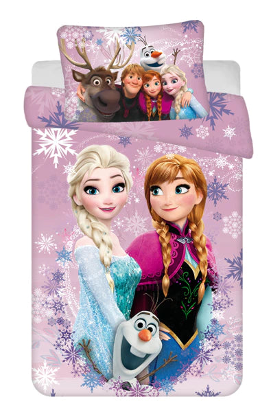 Kūdikių patalynės komplektas Disney Ledo šalis  (100×135, 2 dalių)
