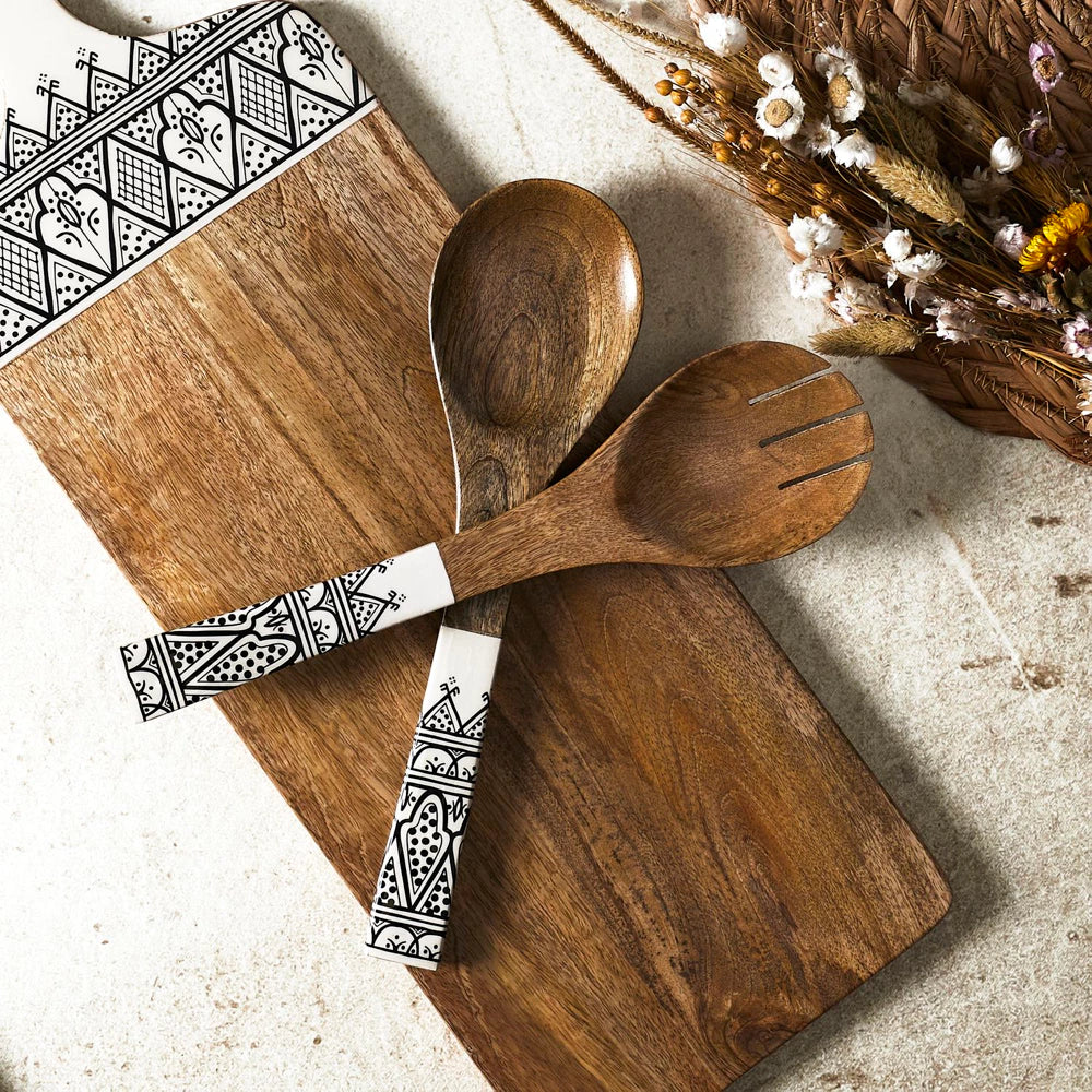 Salotų serviravimo įrankiai Mango Dune Black