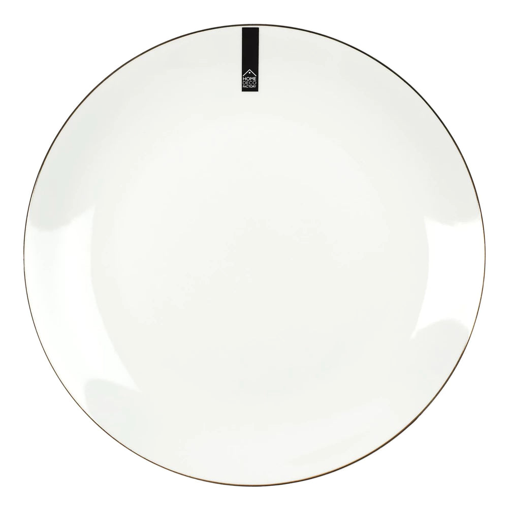 Lėkštė su auksiniu apvadu Lisere Doré (Ø26 cm)