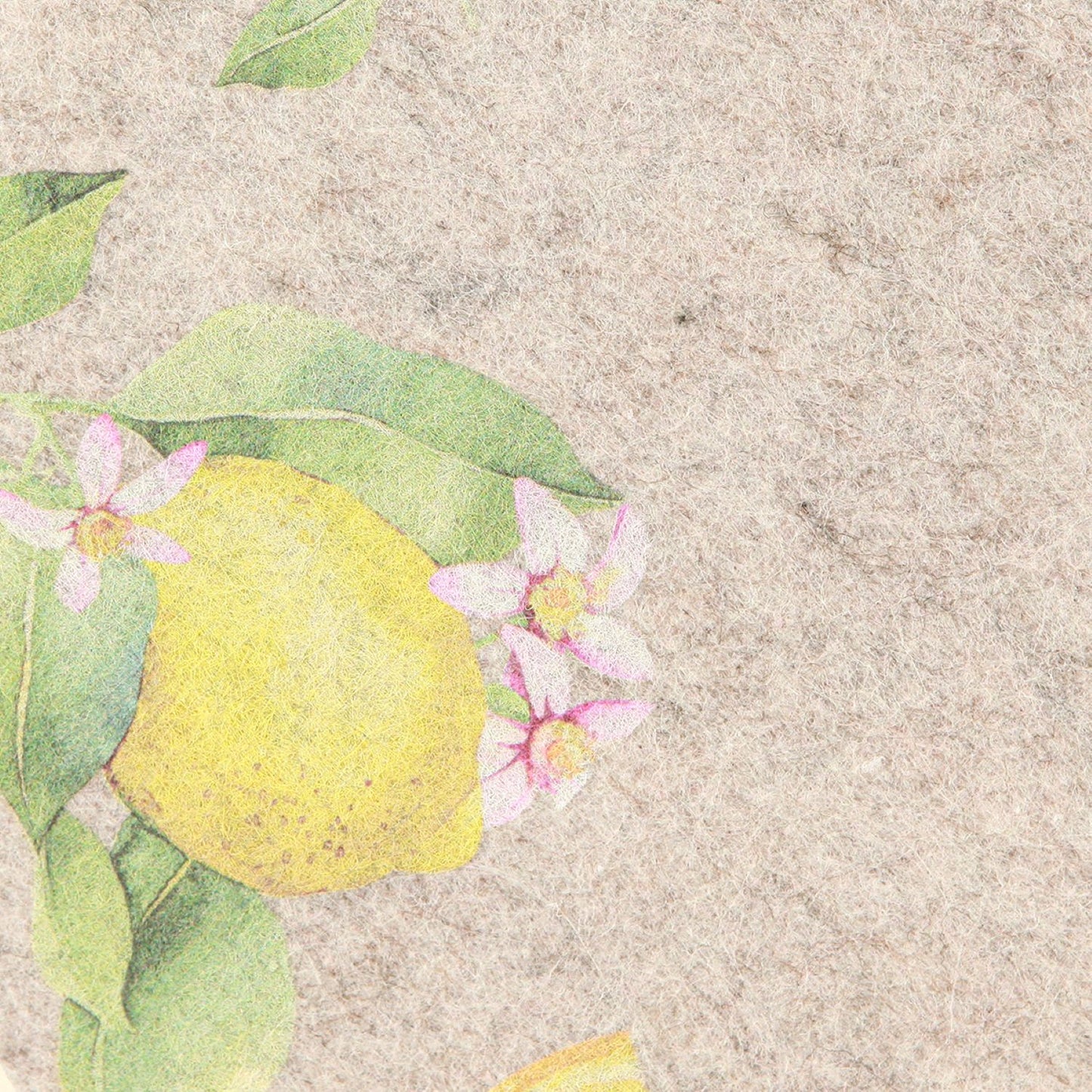 Stalo kilimėlių rinkinys Vasarinė Citrina (2 vnt., Ø31 cm)