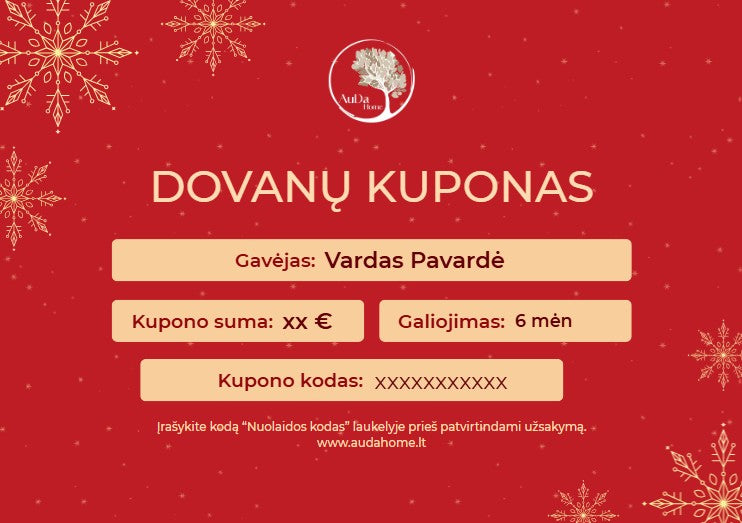 Dovanų kuponas