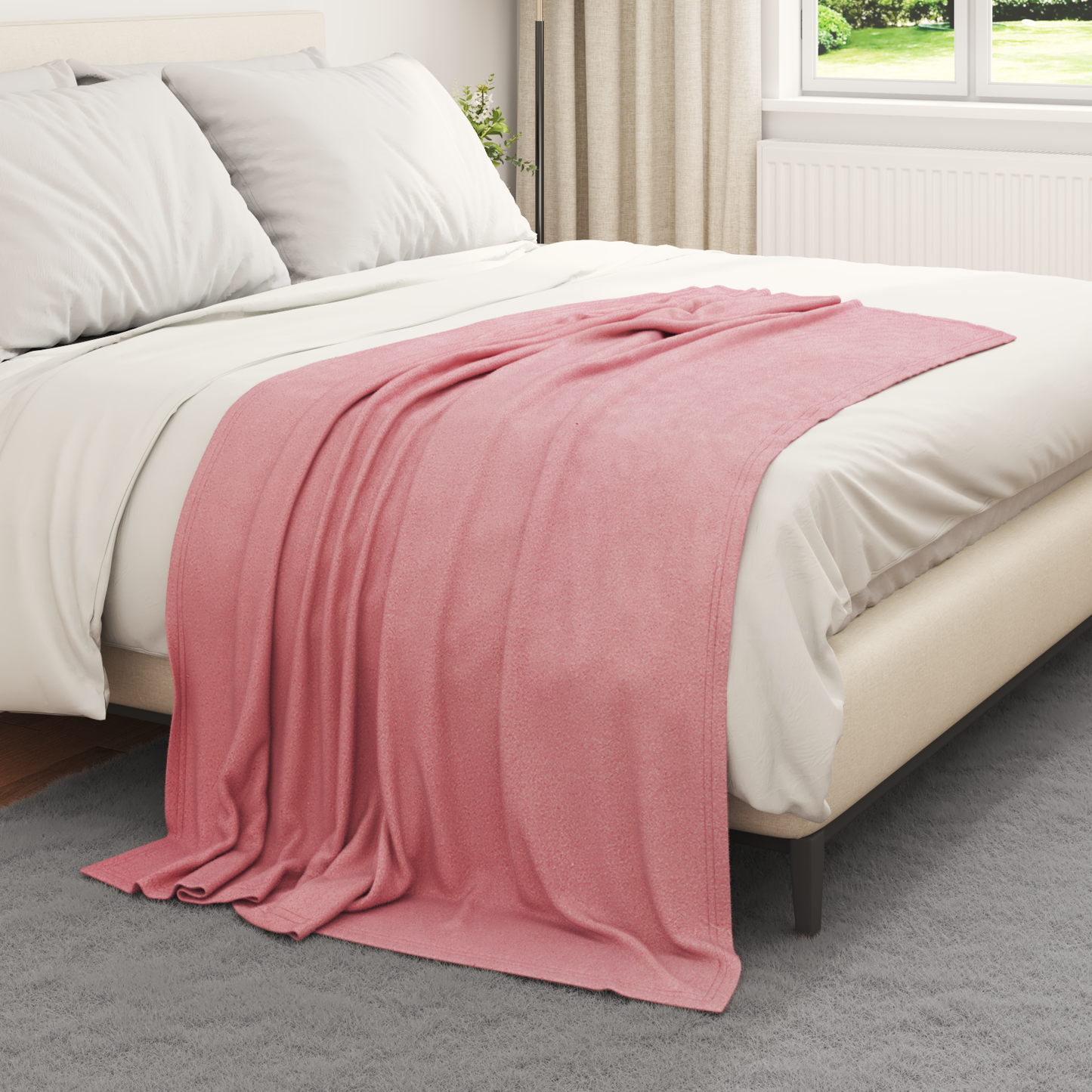 Mesti antklodės 24 pcs Rožinė 170 x 130 cm Flysas