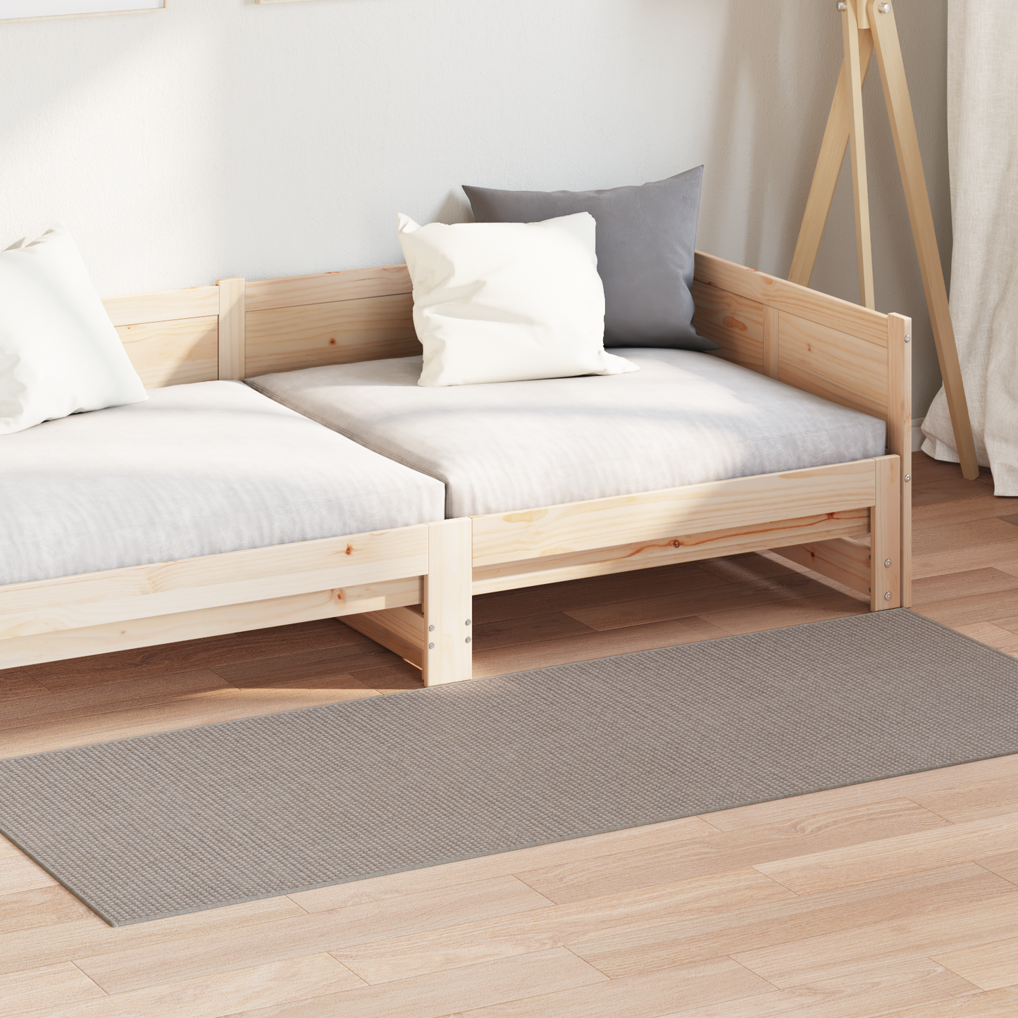 Zoninės kiliminės dangos HUARTE Taupe 150 x 80 cm Poliesteris