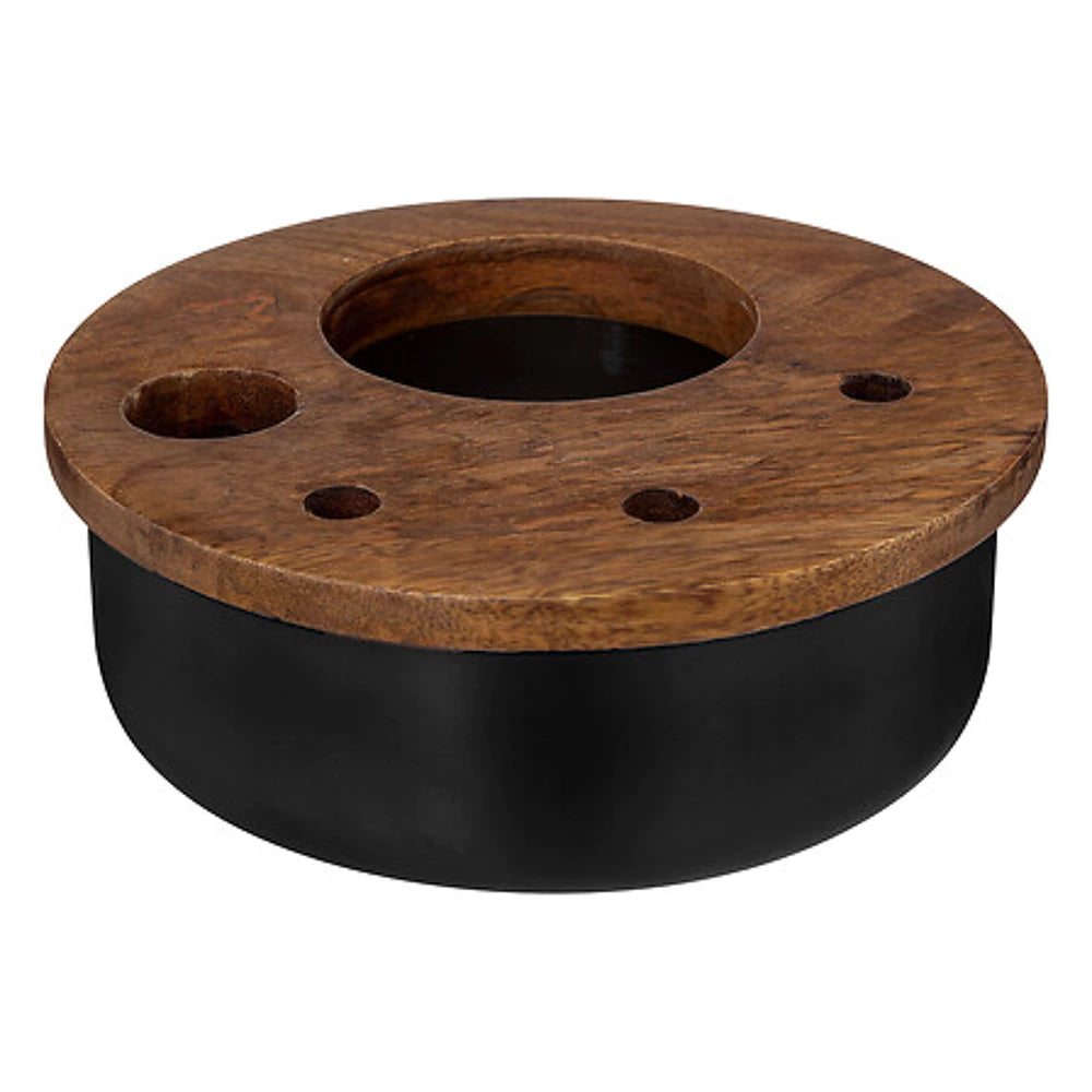 Kokteilių gaminimo rinkinys ( Juodo mango mediena 6 dalių)