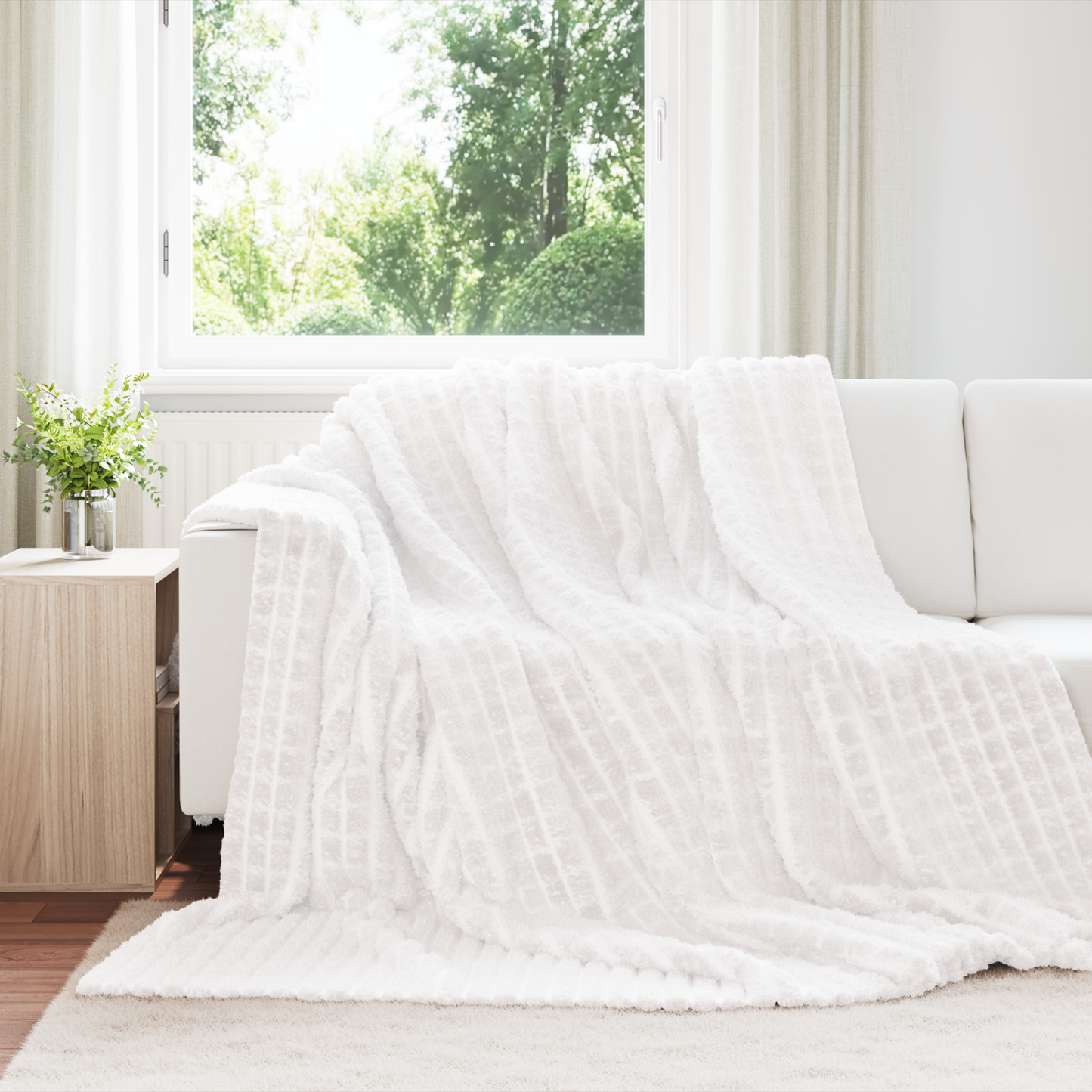 Mesti antklodės 6 pcs Balta 240 x 220 cm Flysas