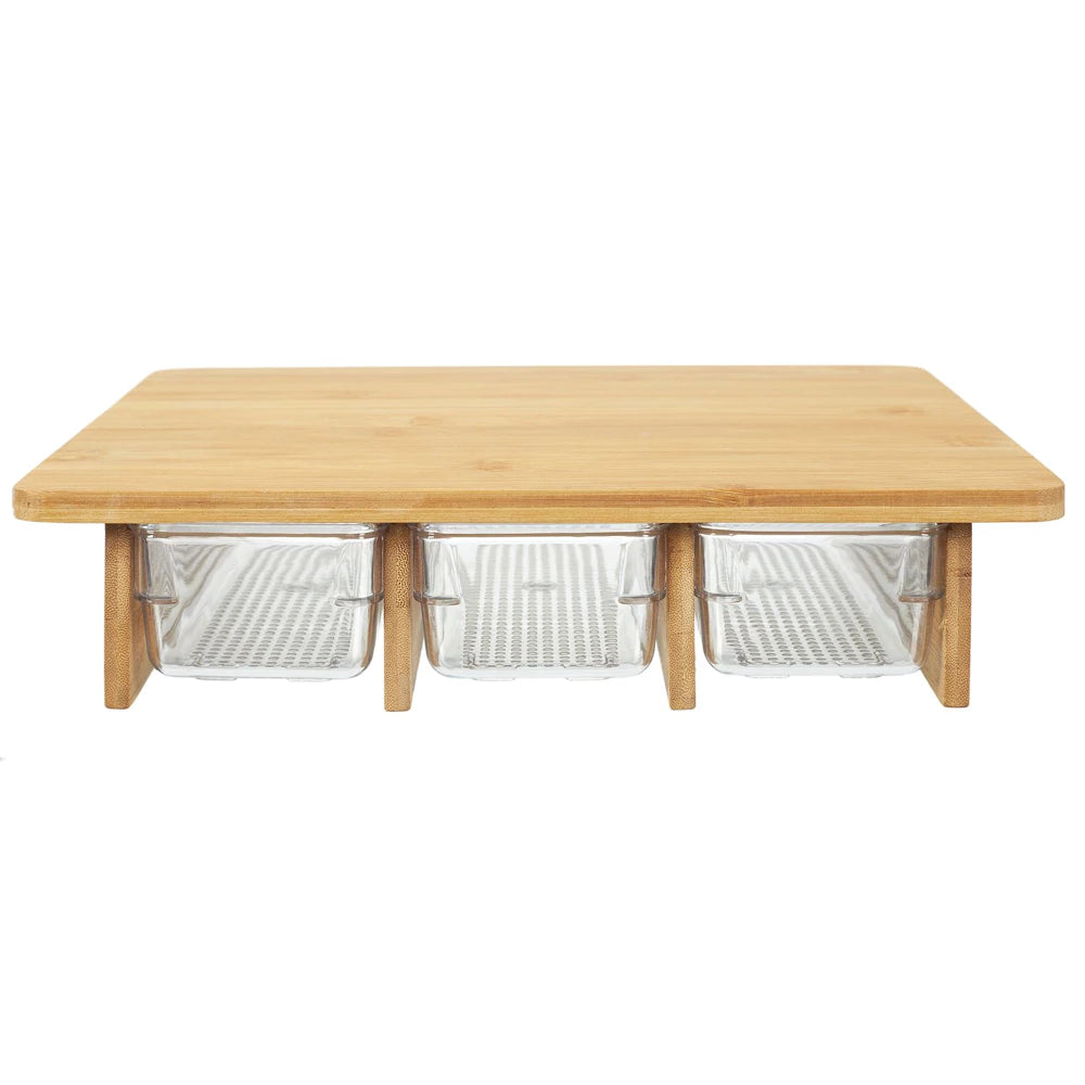 Pjaustymo lentelė su 3 skyriais