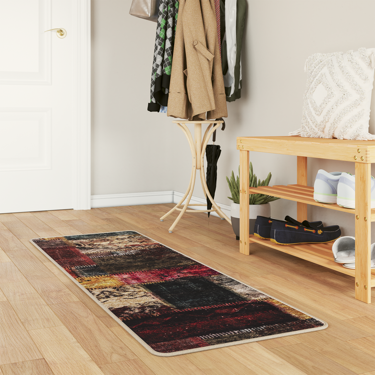 Kilimėlis MARSA Įvairiaspalvis 150 x 50 cm Poliesteris ir PVC