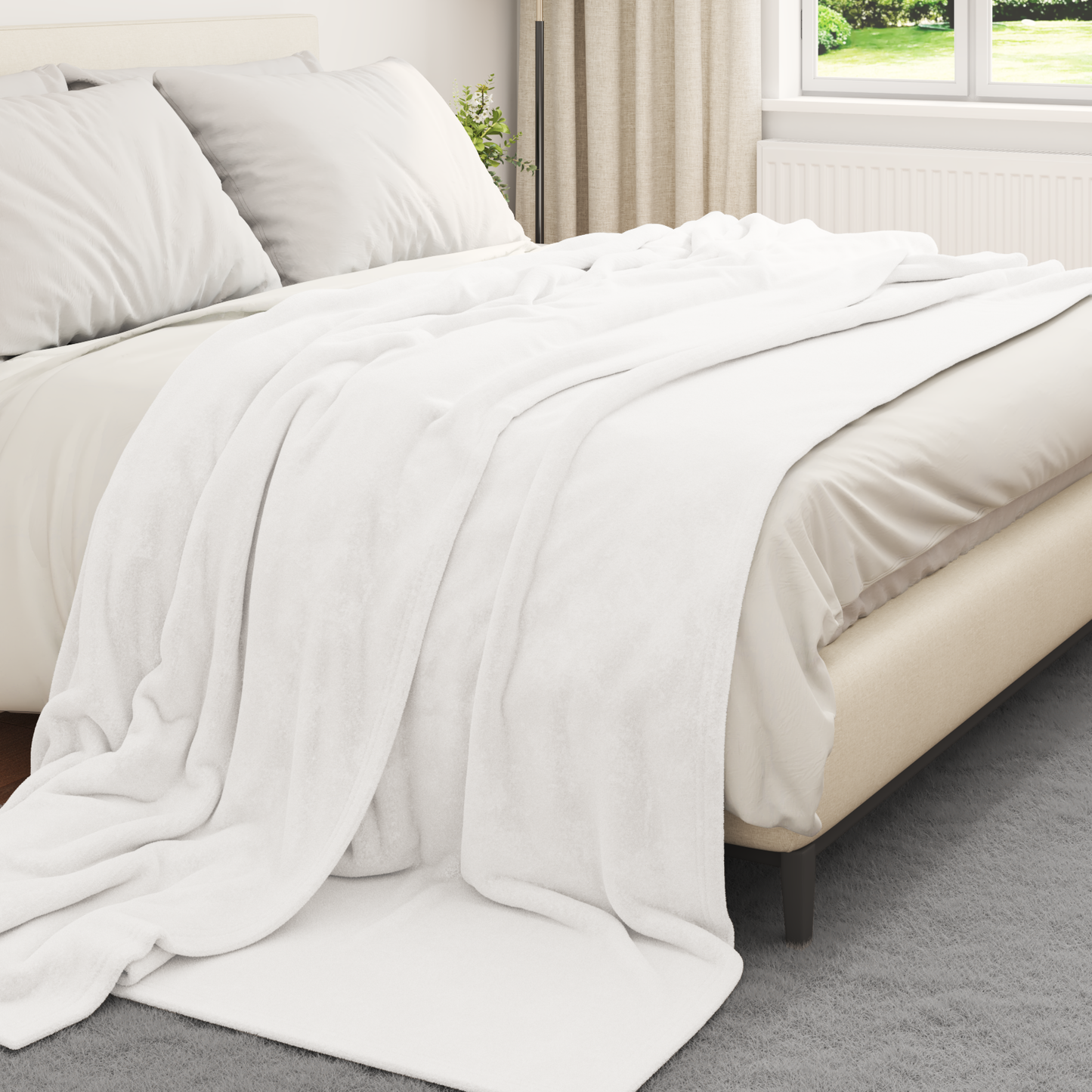 Mesti antklodės 6 pcs Balta 240 x 270 cm Flysas