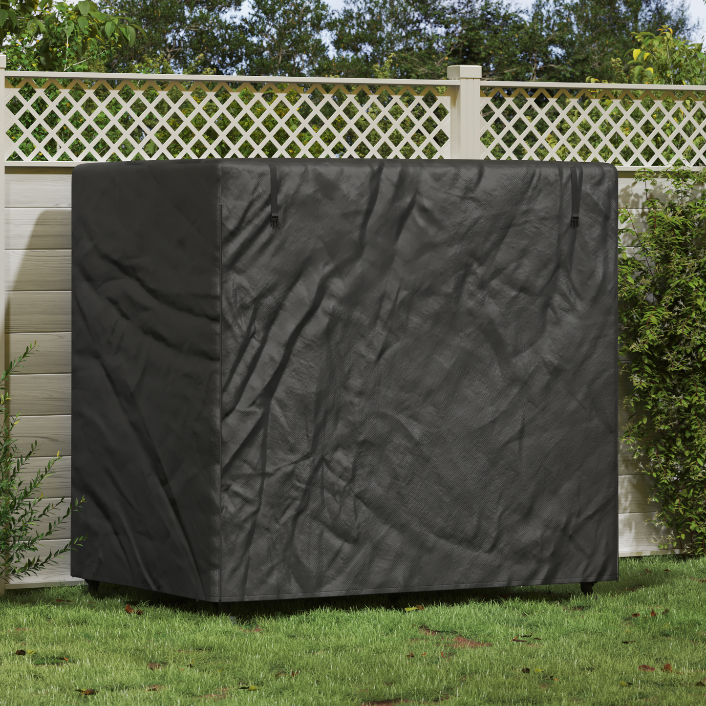 Lauko sūpynių uždangalas Juoda 175 x 125 x 160 cm 420D audinys