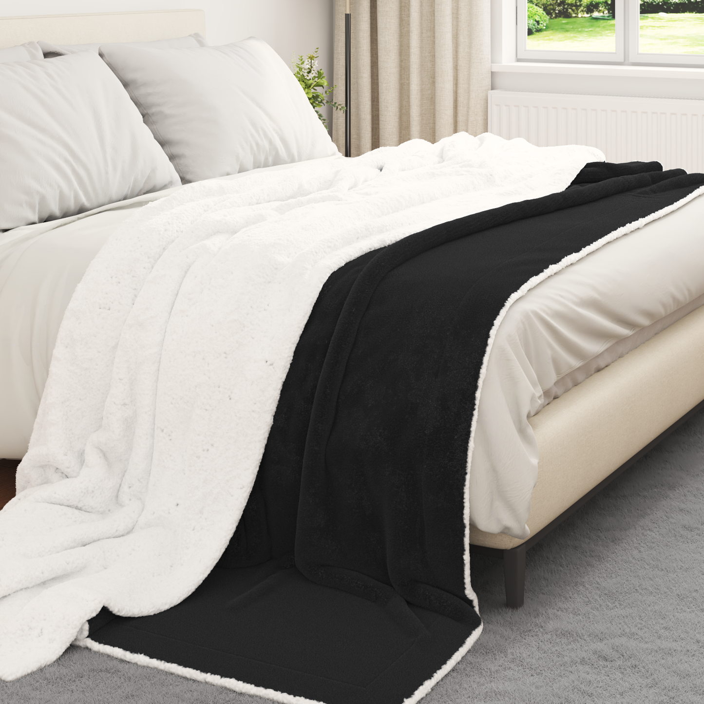 Apklotas Juoda 240 x 270 cm Flysas