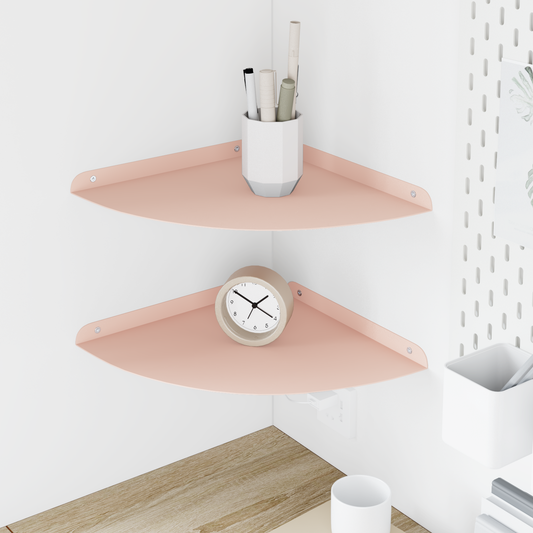 Plūduriuojanti lentyna su lentyna 2 pcs Rožinė 30 x 30 x 2 cm