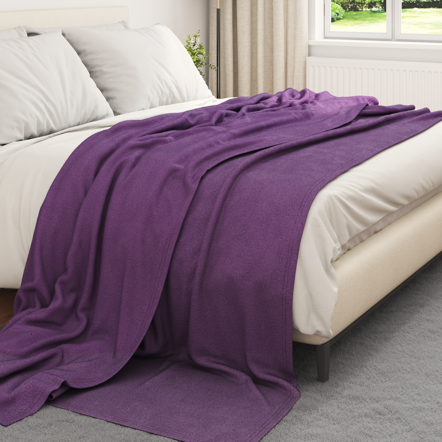 Mesti antklodės 6 pcs Violetinė 240 x 220 cm Flysas