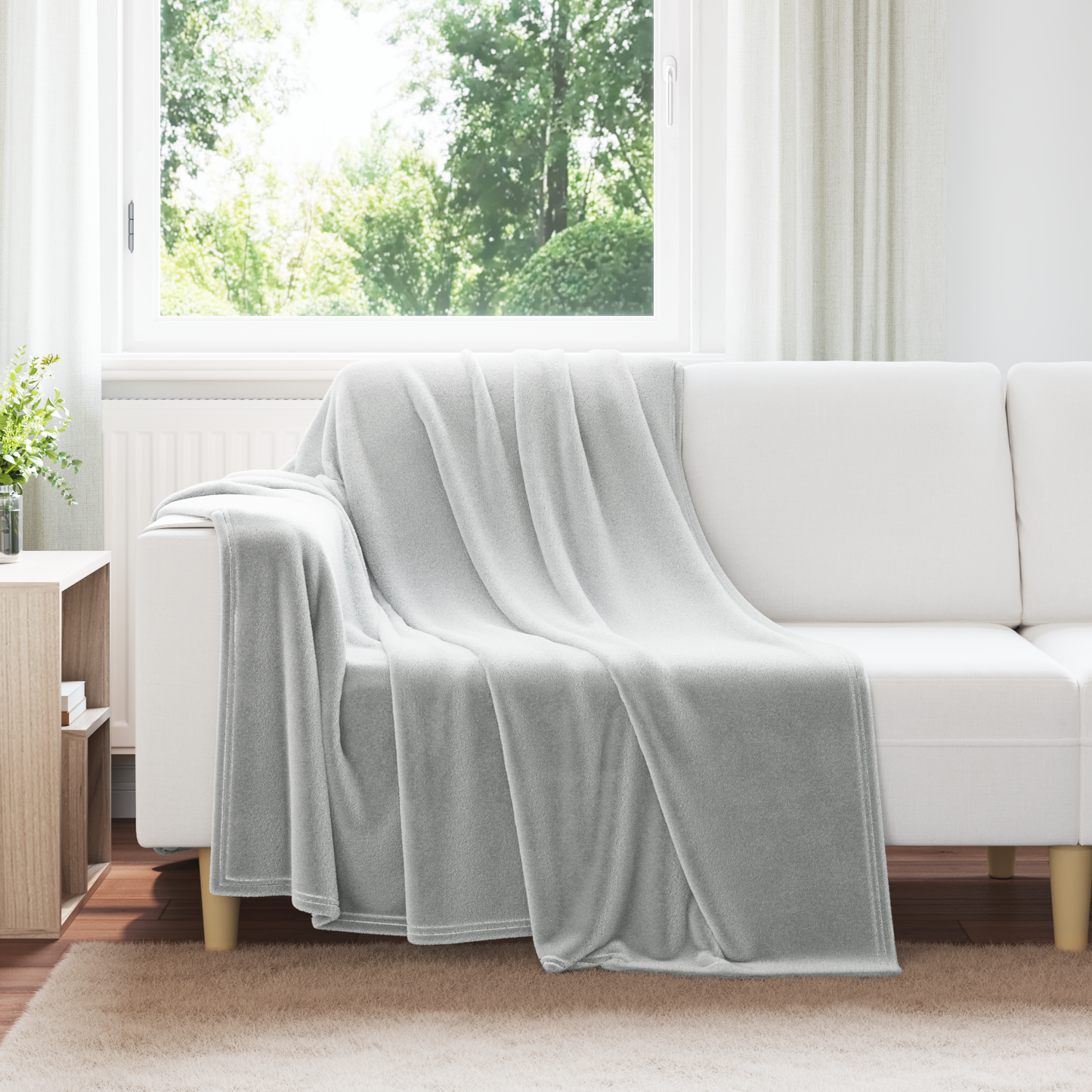 Mesti antklodės 6 pcs Pilka 150 x 200 cm Flysas
