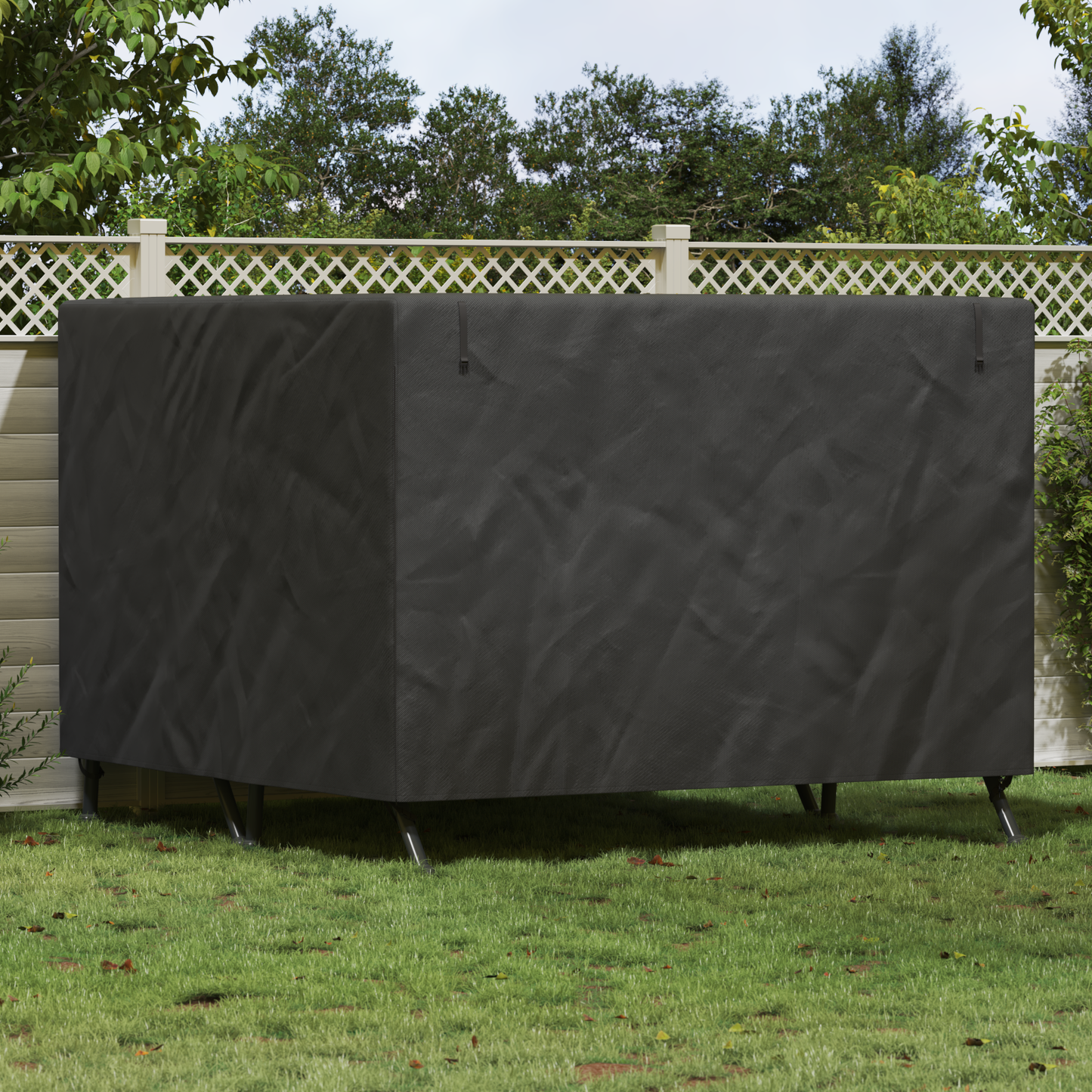 Lauko sūpynių uždangalas 250 x 250 x 160 cm 600D Oxford audinys
