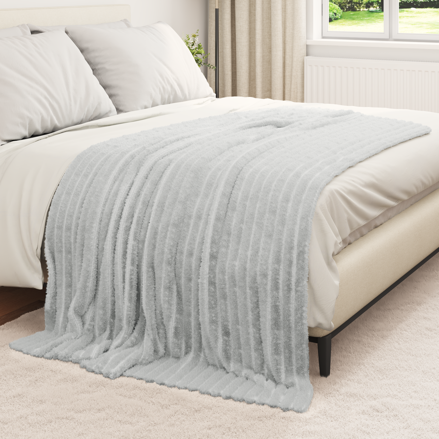 Apklotas Pilka 200 x 150 cm Flysas