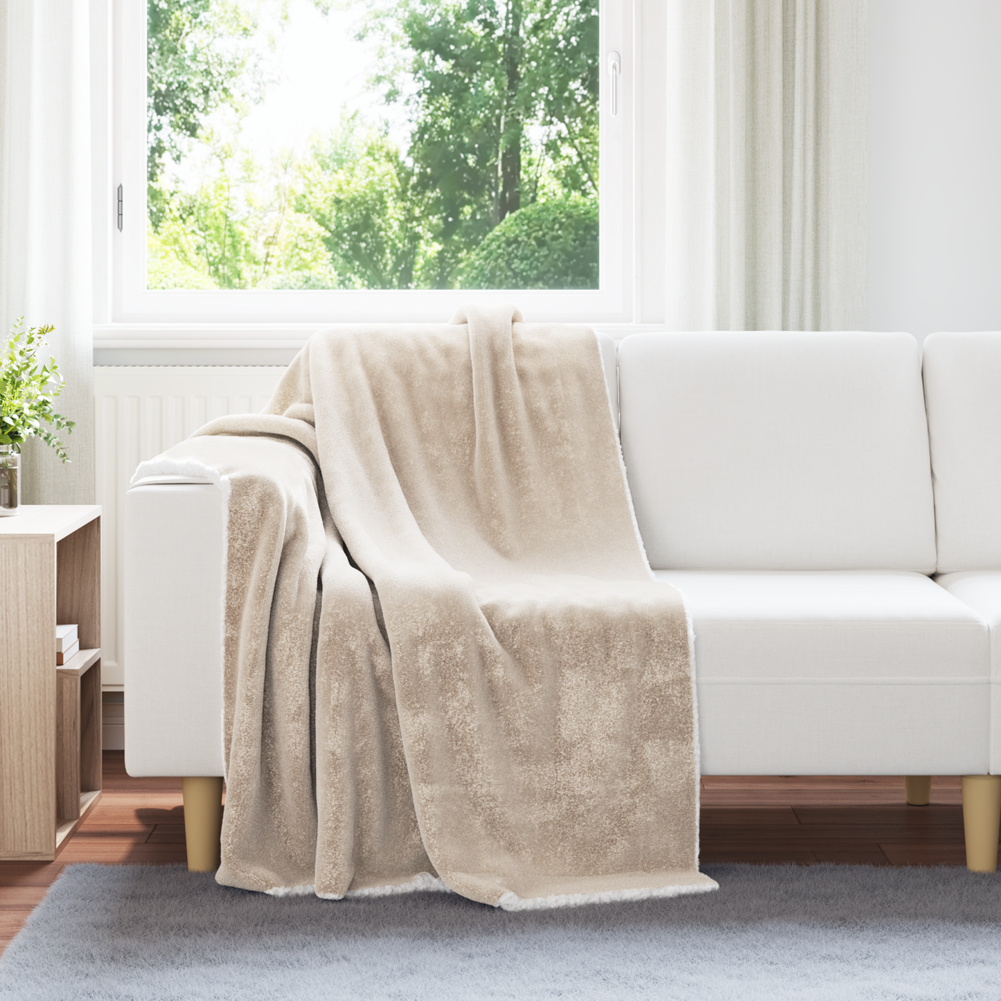 Apklotas Smėlio 130 x 150 cm Flysas