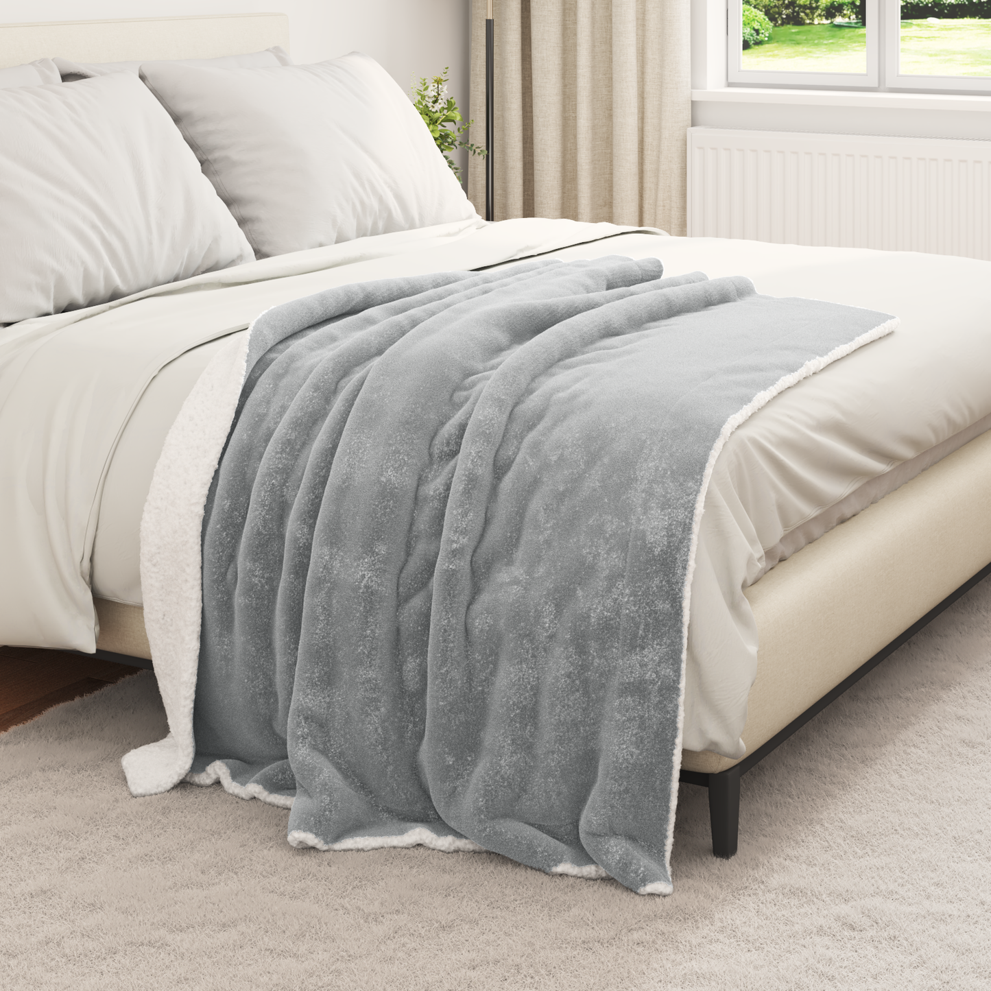 Apklotas Pilka 130 x 150 cm Flysas