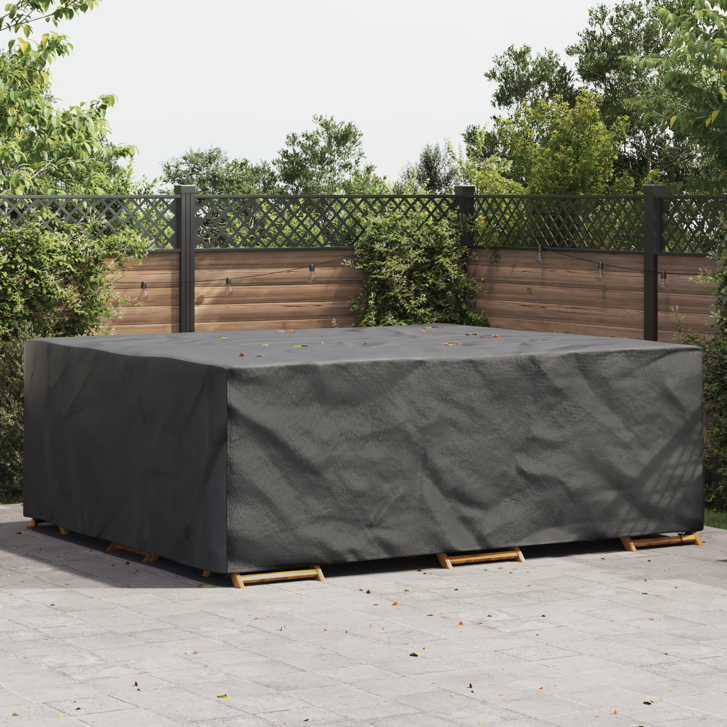 Lauko baldų uždangalas Juoda 300 x 250 x 70 cm 210D