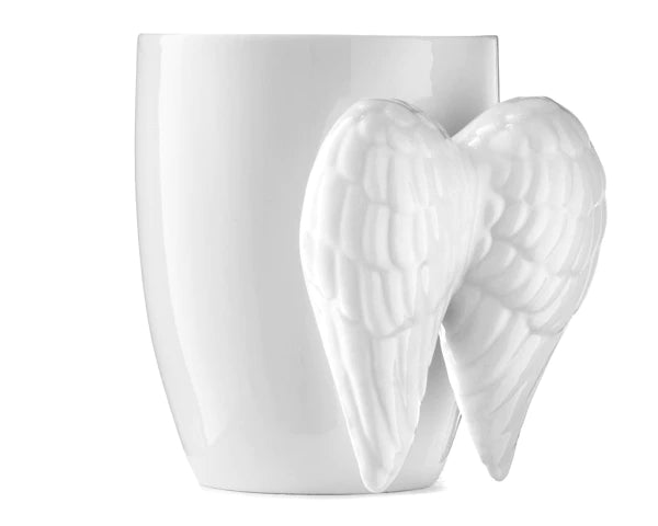 Angelo puodelis ANGELO SPARNAI (Aukso  ir baltos spalvos)