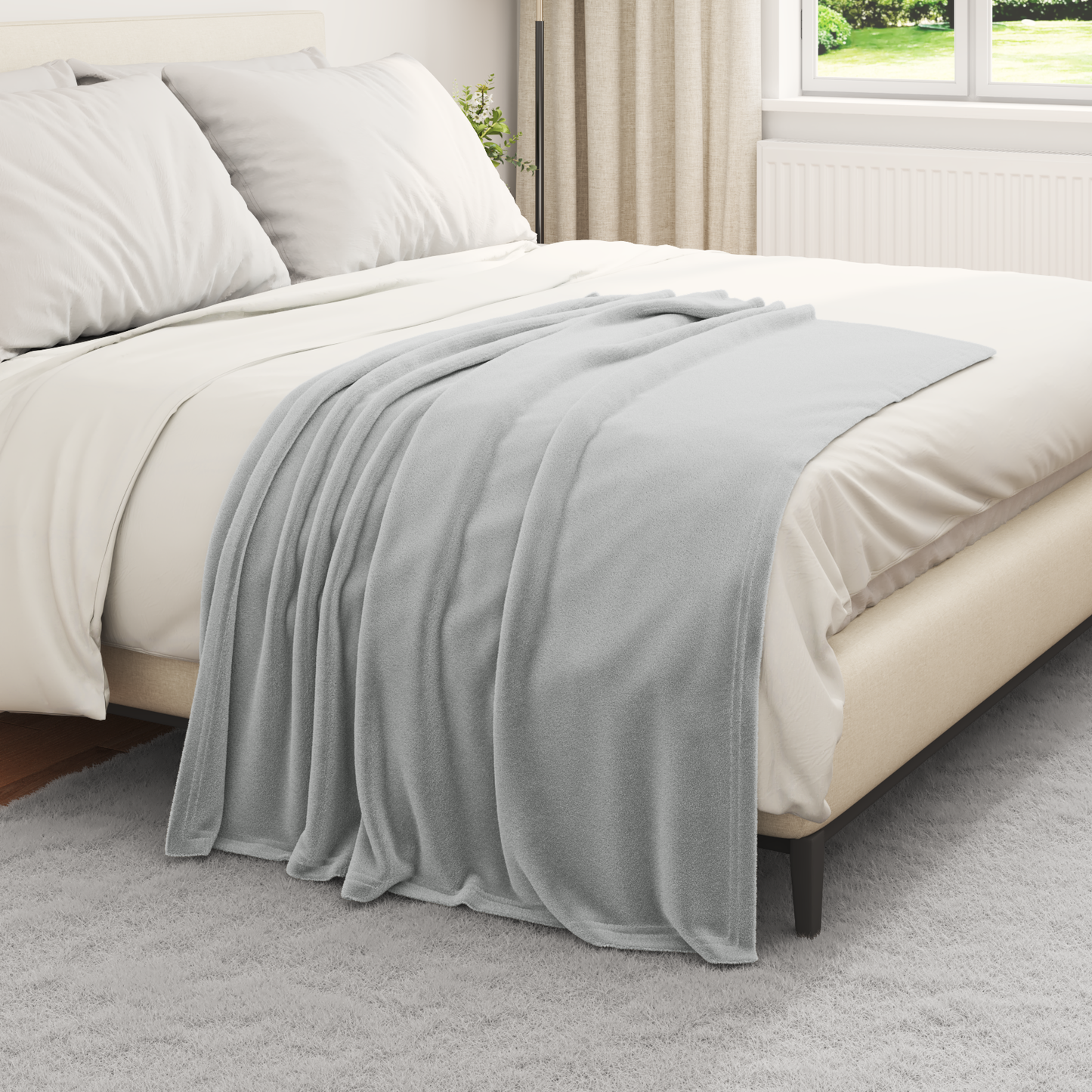 Apklotas Pilka 130 x 150 cm Flysas