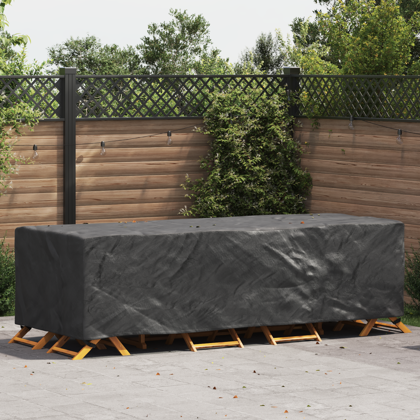 Lauko baldų uždangalas Juoda 270 x 110 x 70 cm 210D