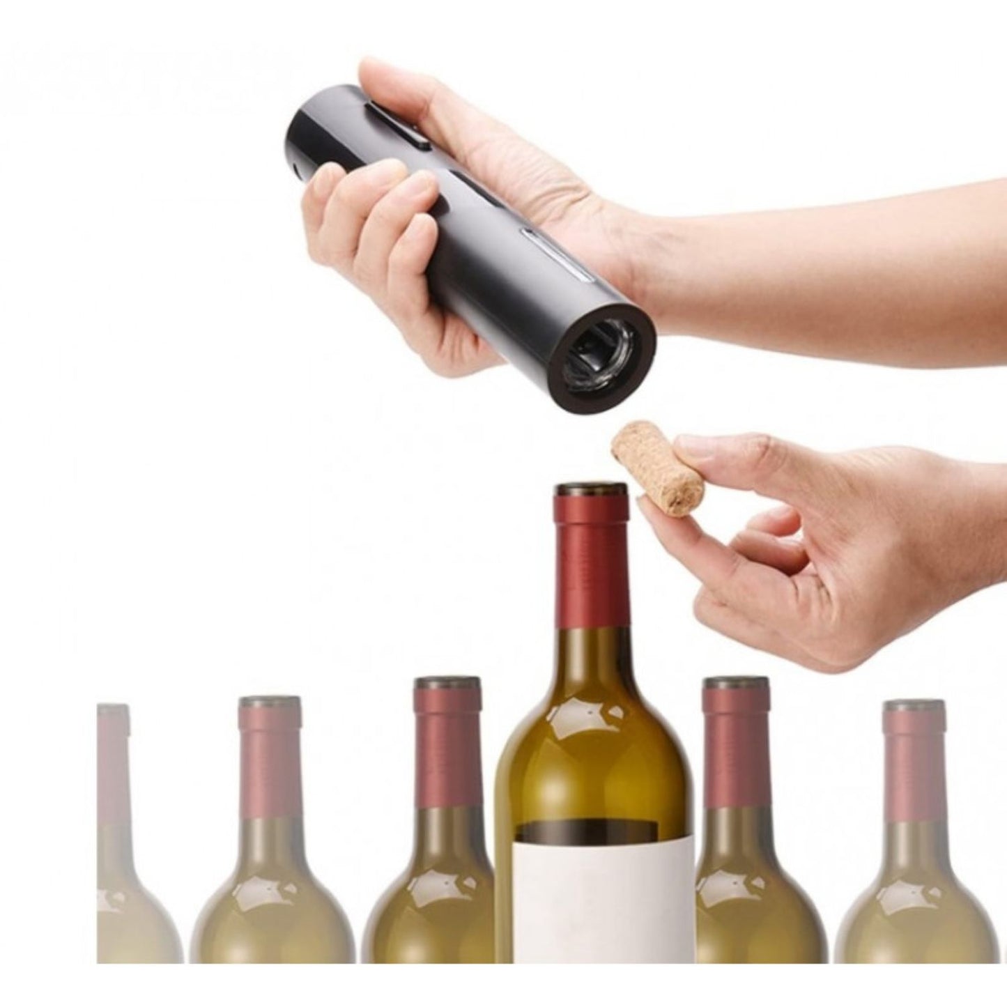 Elektrinis kamščiatraukis vyno buteliams