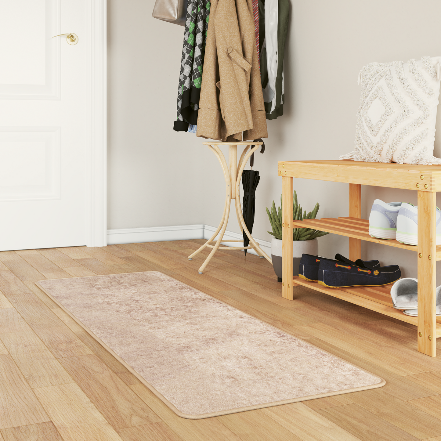 Kilimėlis MARSA Smėlio 50 x 100 cm Poliesteris ir PVC