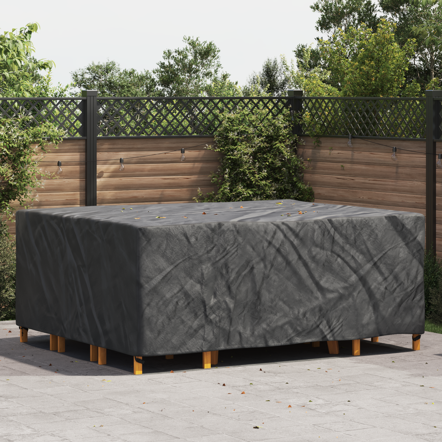 Lauko baldų uždangalas Juoda 250 x 210 x 70 cm 600D
