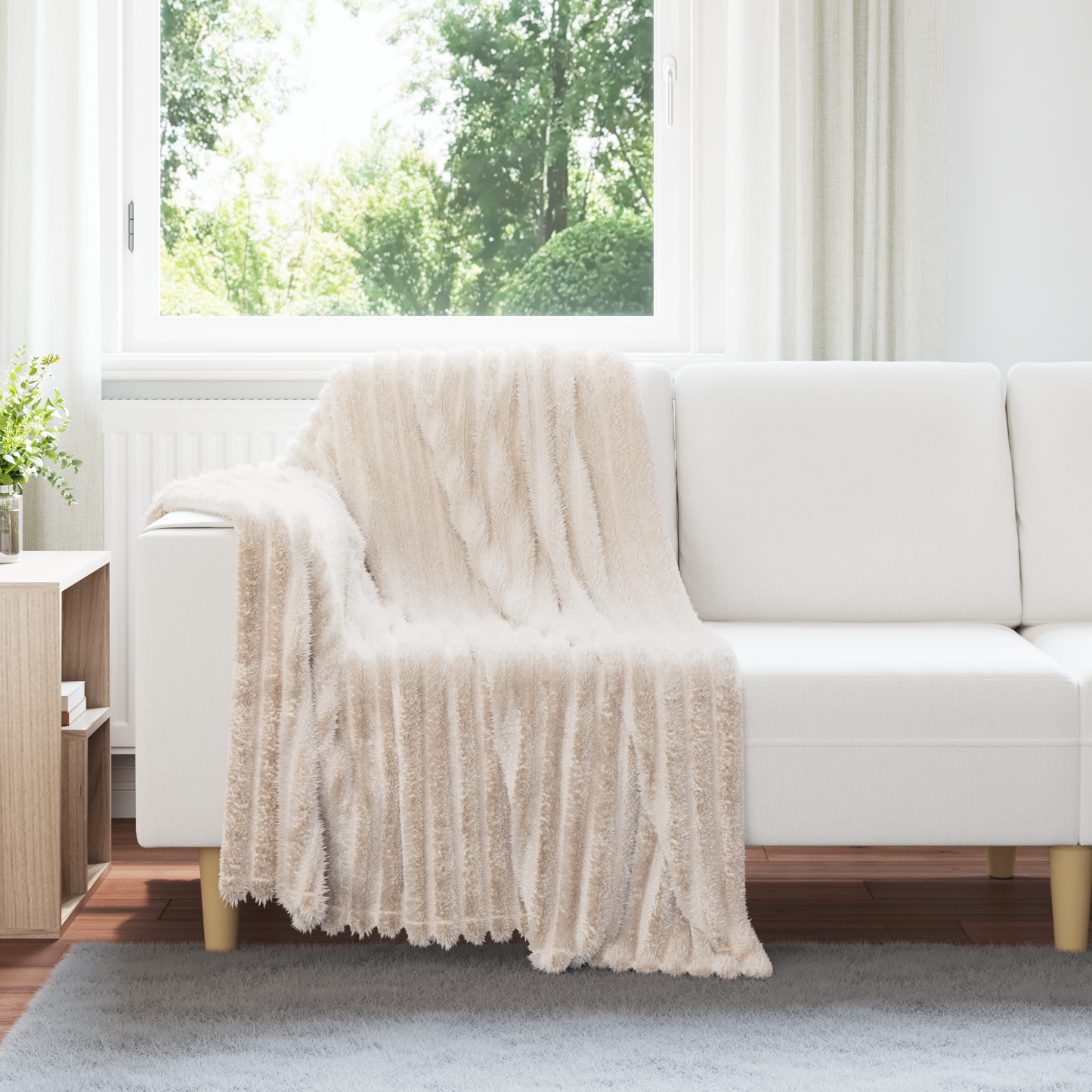 Apklotas Smėlio 150 x 130 cm Flysas