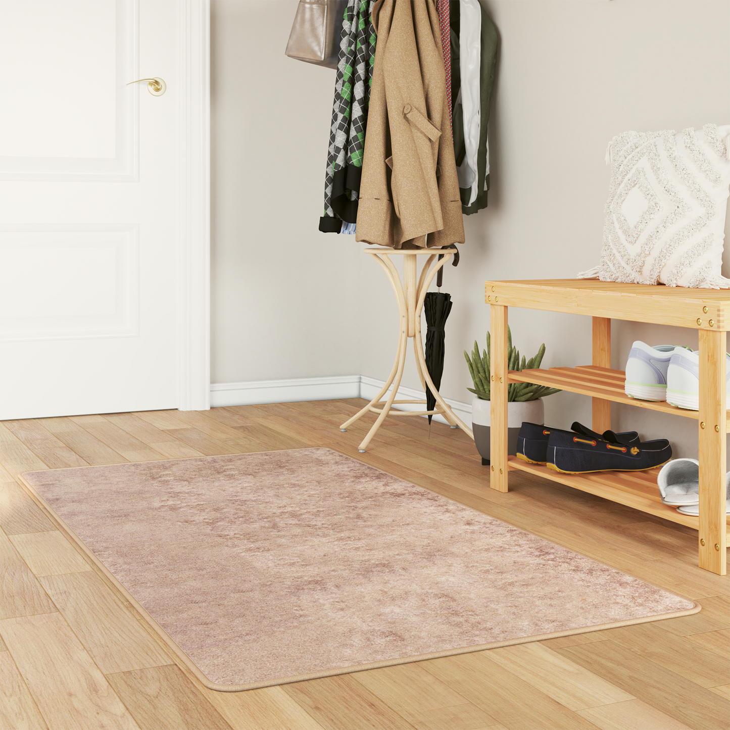 Kilimėlis MARSA Smėlio 100 x 200 cm Poliesteris ir PVC