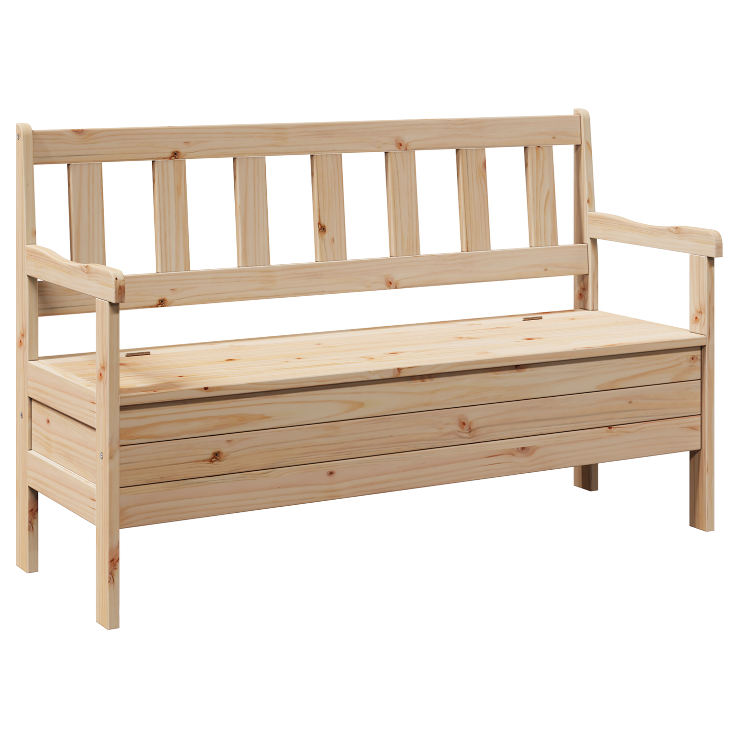 Lauko suolas 119x76x44 cm Iš kietos pušies medienos