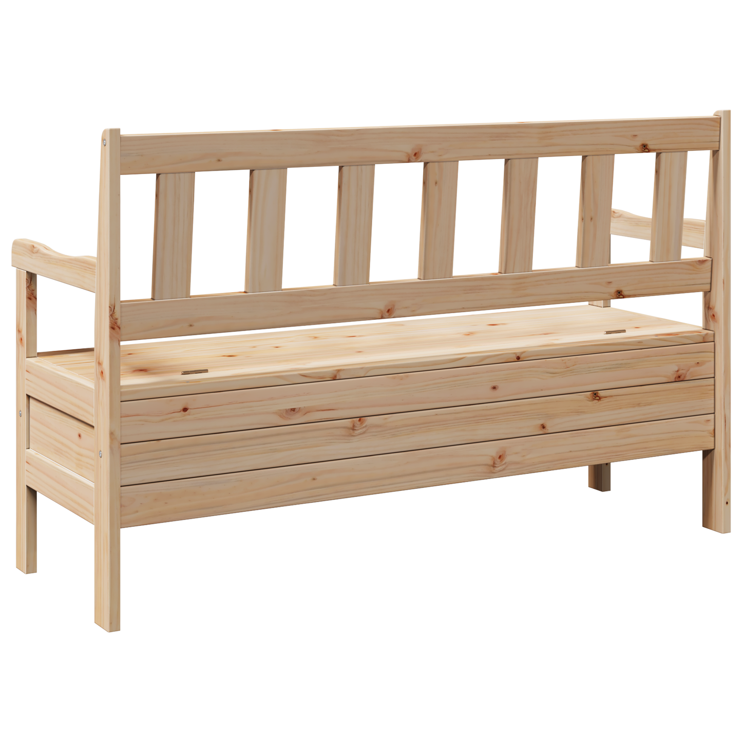 Lauko suolas 119x76x44 cm Iš kietos pušies medienos