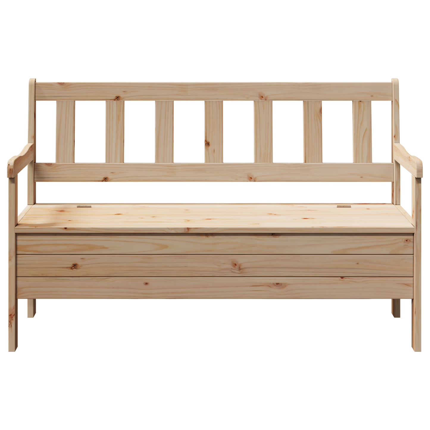 Lauko suolas 119x76x44 cm Iš kietos pušies medienos