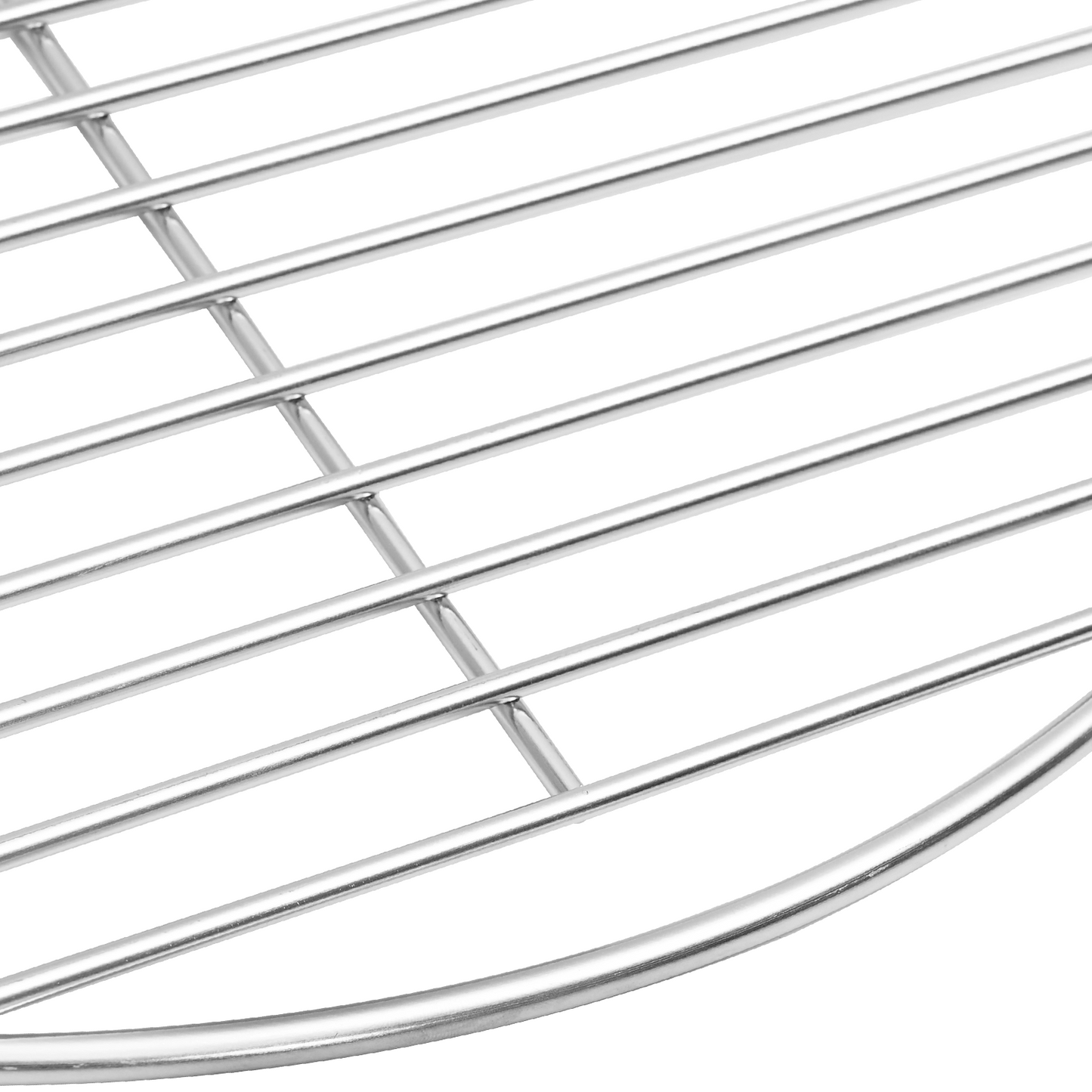 BBQ Grill Grate Sidabrinė Ø43 cm Nerūdijantis plienas