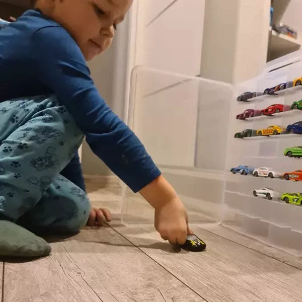 Spalvingų automobilių  rinkinys  1:64 (16 vnt.)