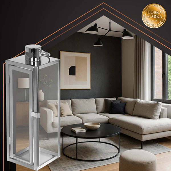 Sidabriniai žibintai  – elegancija ir jaukumas bet kuriai erdvei  3 vnt. (63/49/38 cm)