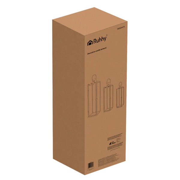 Auksiniai žibintai   – elegancija ir šviesa Jūsų erdvei 3 vnt. (63/49/38 cm)