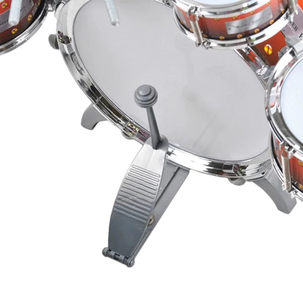 Vaikiškas būgnų rinkinys XL (5 būgnai, cimbolas ir kėdutė)