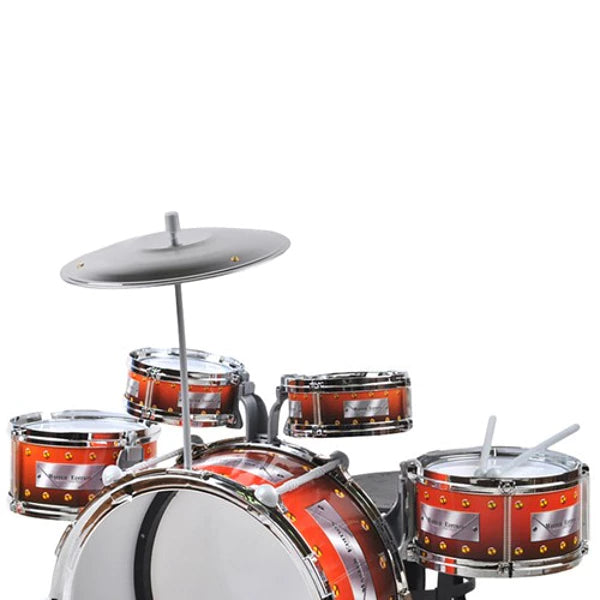 Vaikiškas būgnų rinkinys XL (5 būgnai, cimbolas ir kėdutė)