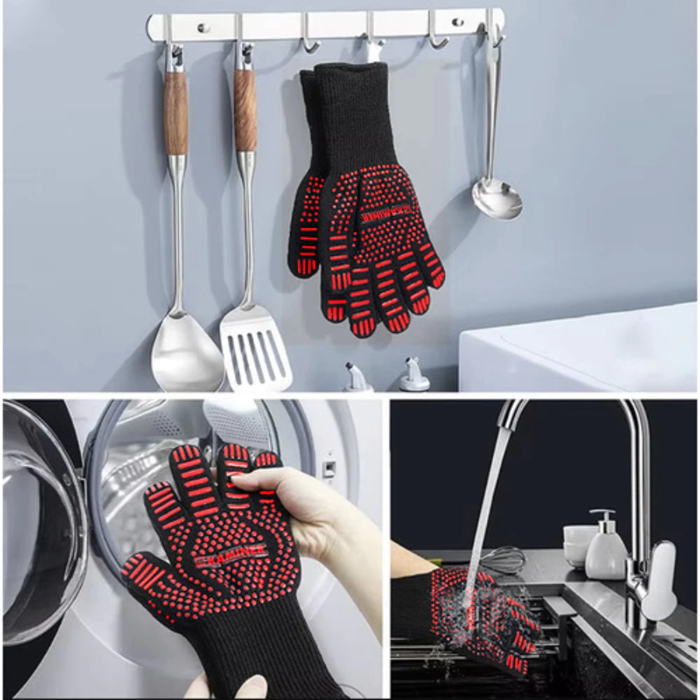 Karščiui atsparios kepsninės pirštinės KAMINER